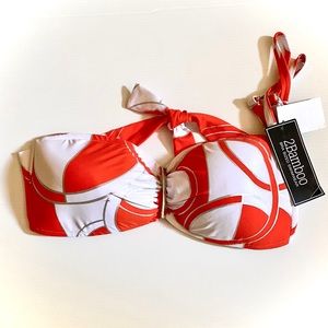 32DD-34DD S/M 2Bamboo bikini top. New with tags.
